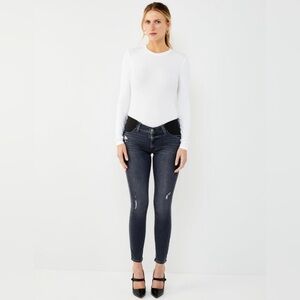 JOE'S Women’s Maternity Distressed Ankle Jeans, Size W33
